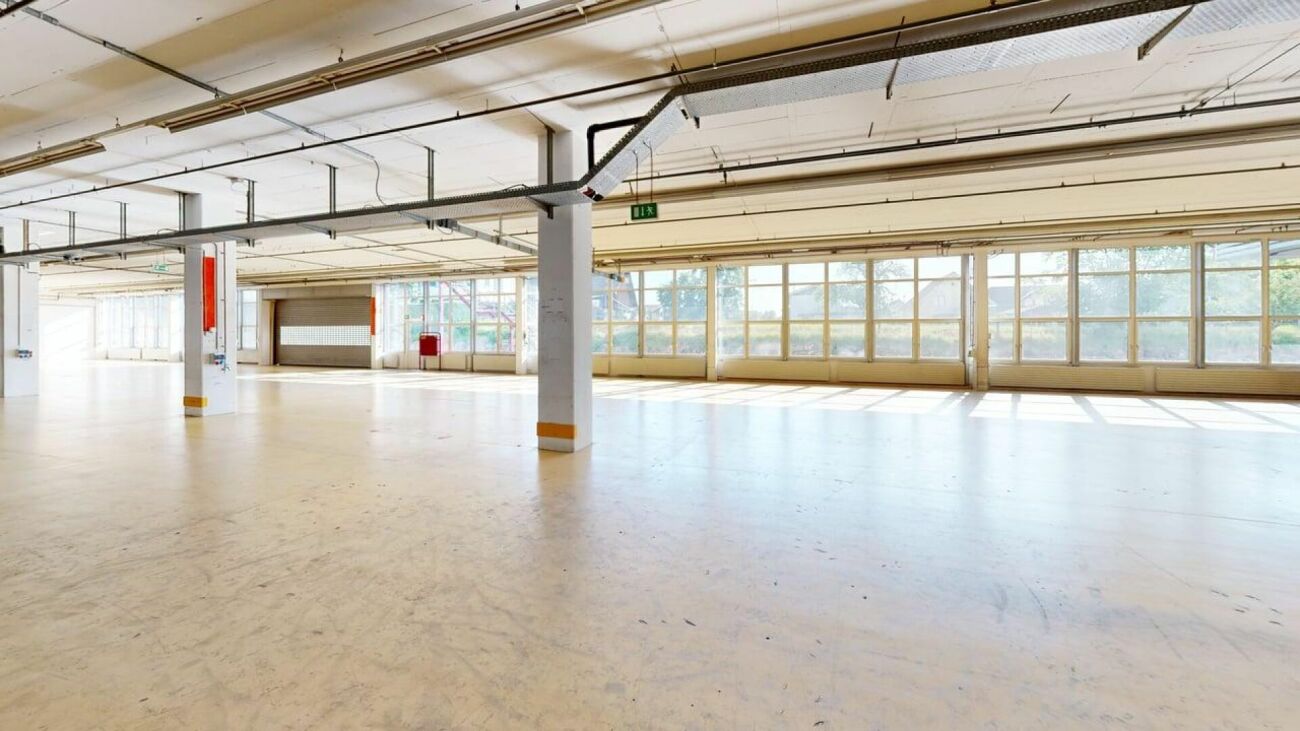 Tageslicht in der Lagerhalle Altstätten